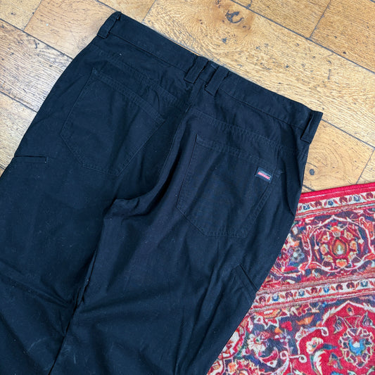 Vintage Dickies 874 Black Skate Trousers - 34