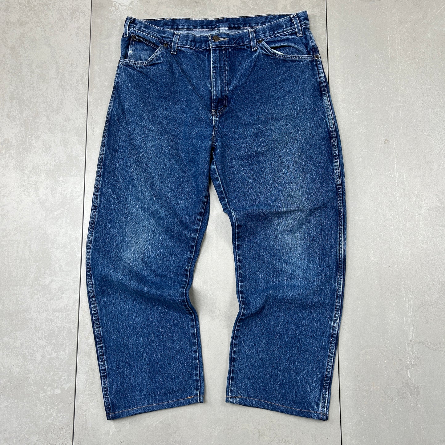 Vintage Dickies Workwear Carpenter Baggy Blue jeans - 36