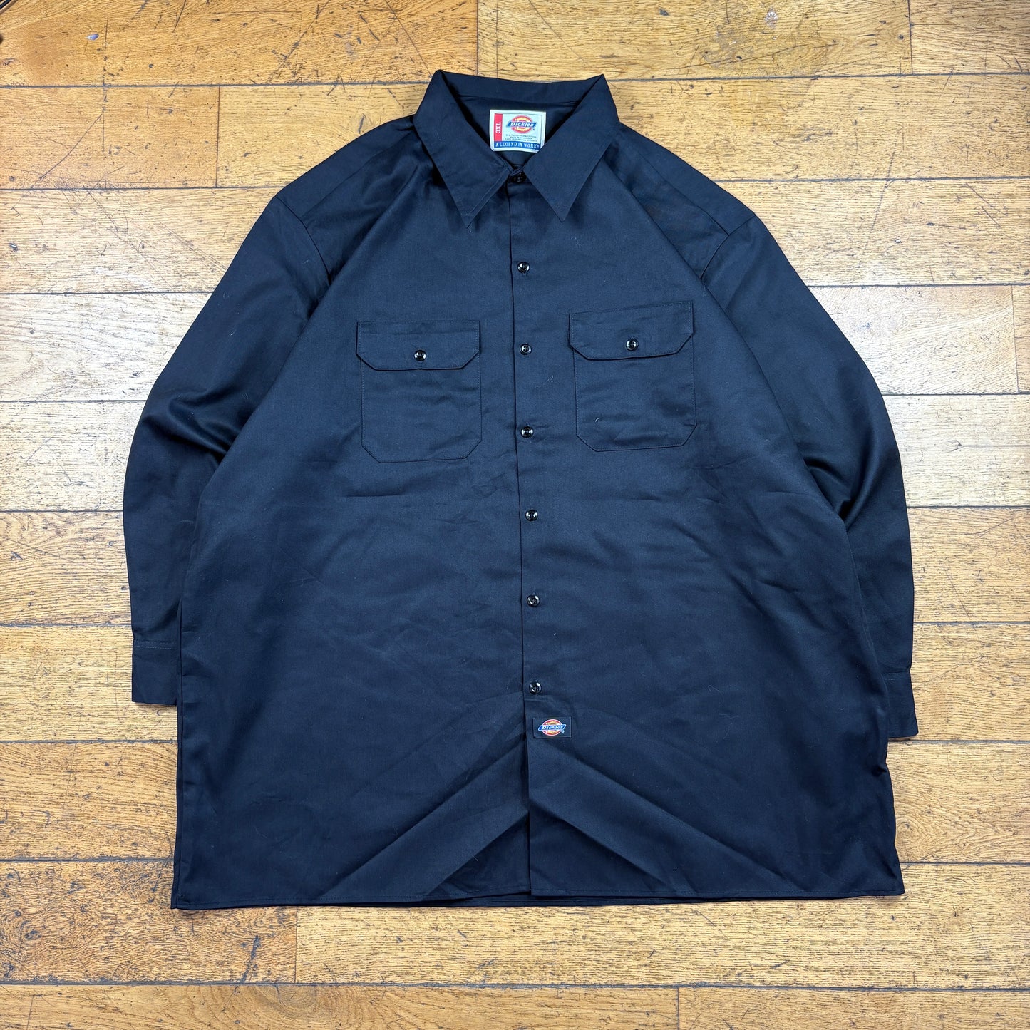 Vintage Dickies Black Workwear Shirt - 3XL