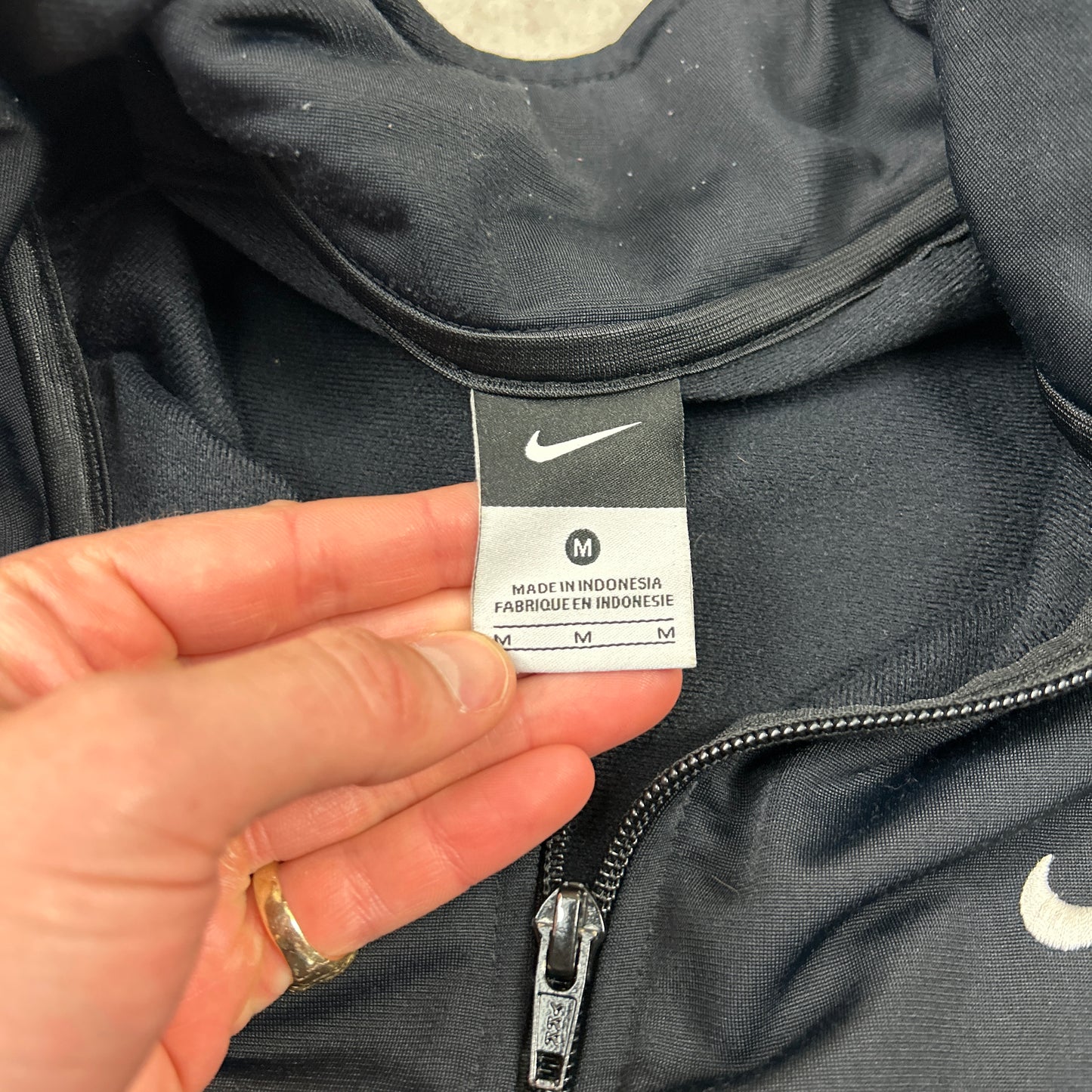 Vintage Nike Tracksuit Track Shell Black Jacket - M