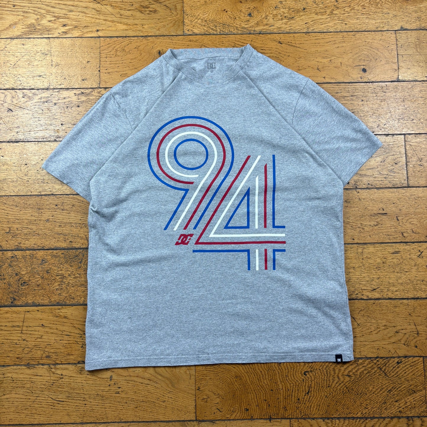 Vintage DC Grey Skate Graphic T-Shirt - L