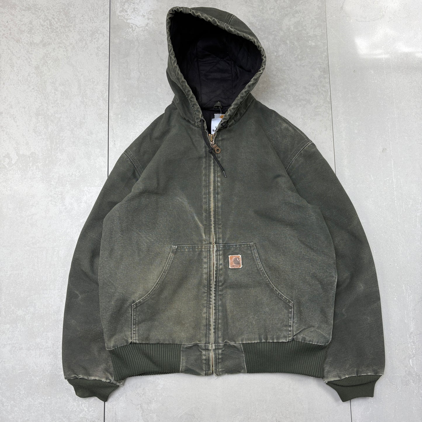 Vintage Carhartt Green Active Workwear Jacket - M