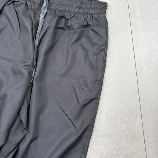 Vintage Starter Black Baggy Tracksuit Sweatpants Track Pants Bottoms - M