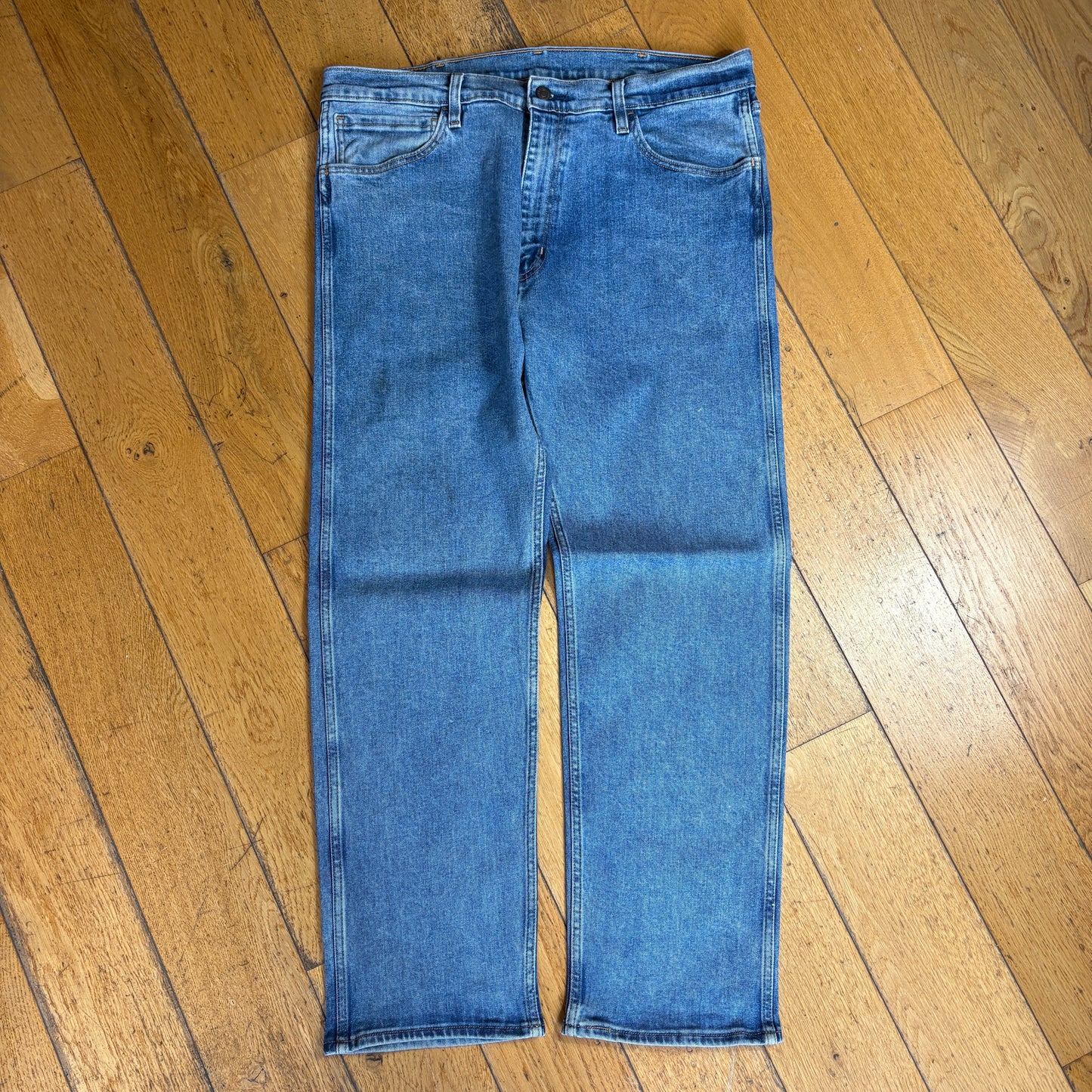 Vintage Levis Workwear Straight Blue Denim Jeans - 38