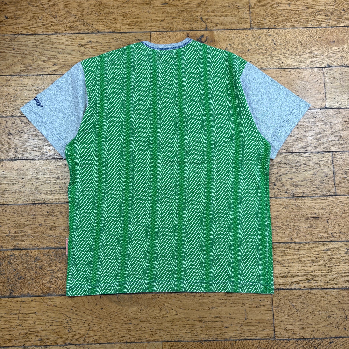 Vintage Replay Wavy Dot Green T-Shirt - M