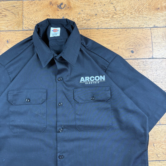Vintage Dickies Black Embroidered Shirt - L