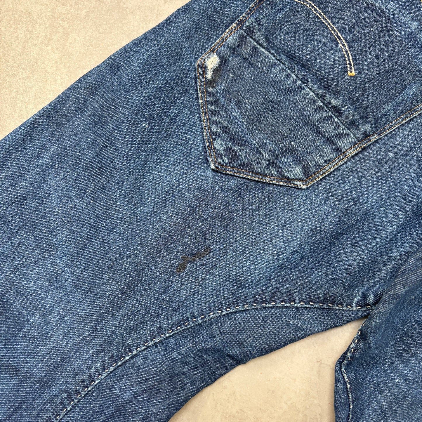 Vintage G Star Embroidered Hip Hop Blue Twisted Seam Jeans - 30
