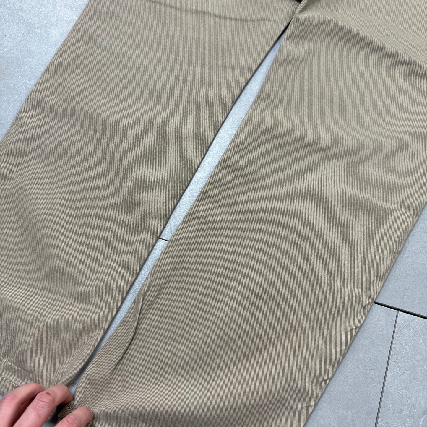 Vintage Levis 511 Slim Cream Chino Trousers - 38