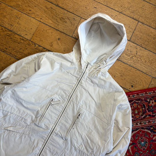 Vintage 90s Sisley Cream Parka Jacket - XL