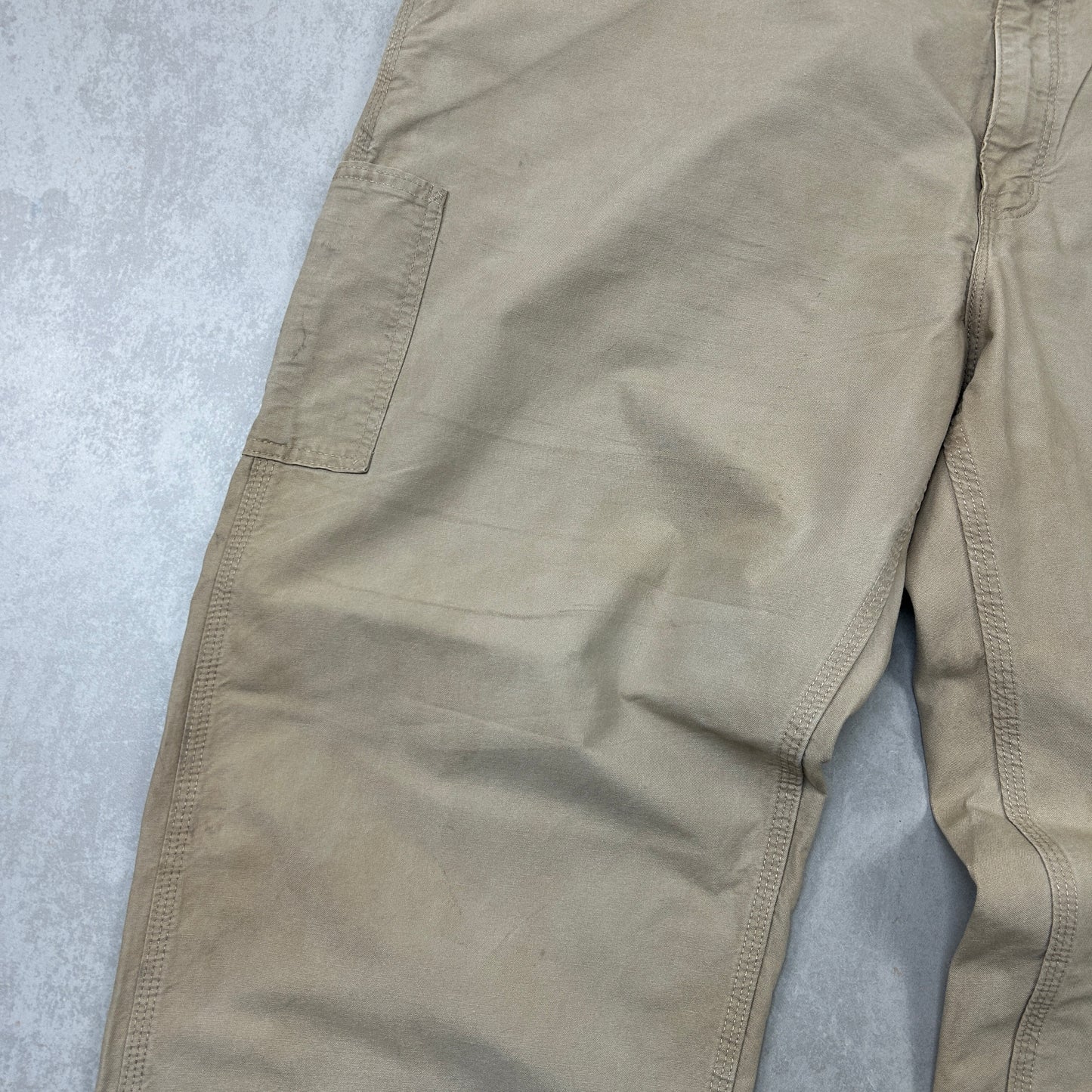 Vintage Carhartt Brown Workwear Carpenter Baggy Trousers - 46