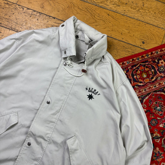 Vintage Naf Naf Sailing Yacht Cream Parka Jacket - XXL