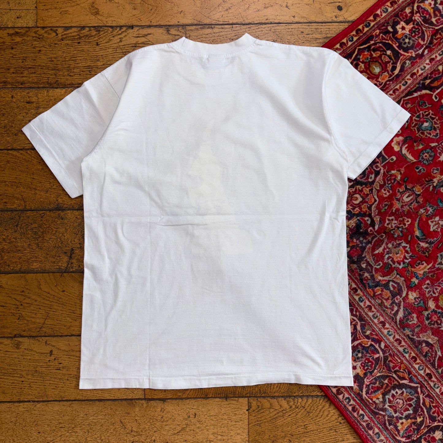 Vintage 90s Dog Golf Funny White Single Stitch Graphic T-Shirt - S