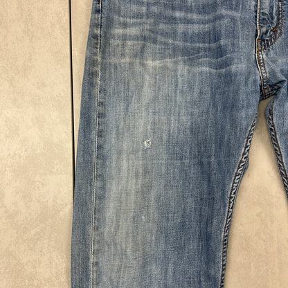 Vintage Levis 505 Straight Blue Denim Jeans - 36