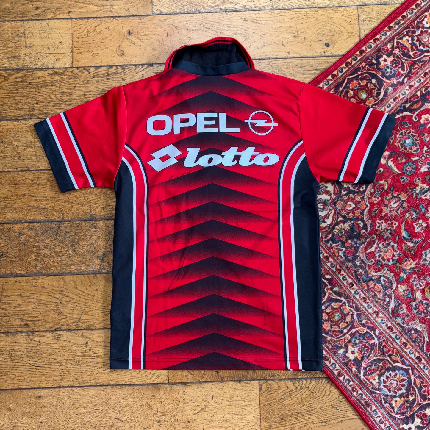 Vintage Lotto AC Milan Red Football Polo Shirt - XS