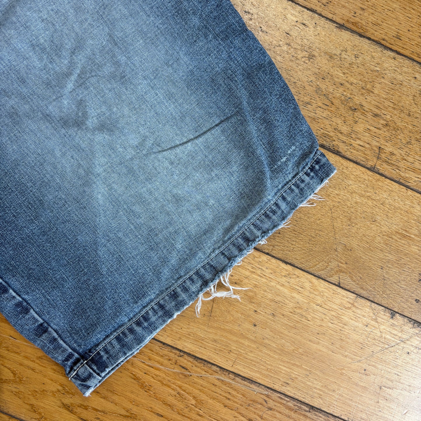 Vintage Rocawear Embroidered Hip Hop Blue Baggy Shorts Jorts - 38