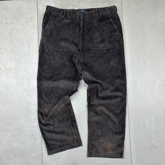 Vintage Dockers Black Corduroy Cords Trousers - 38W