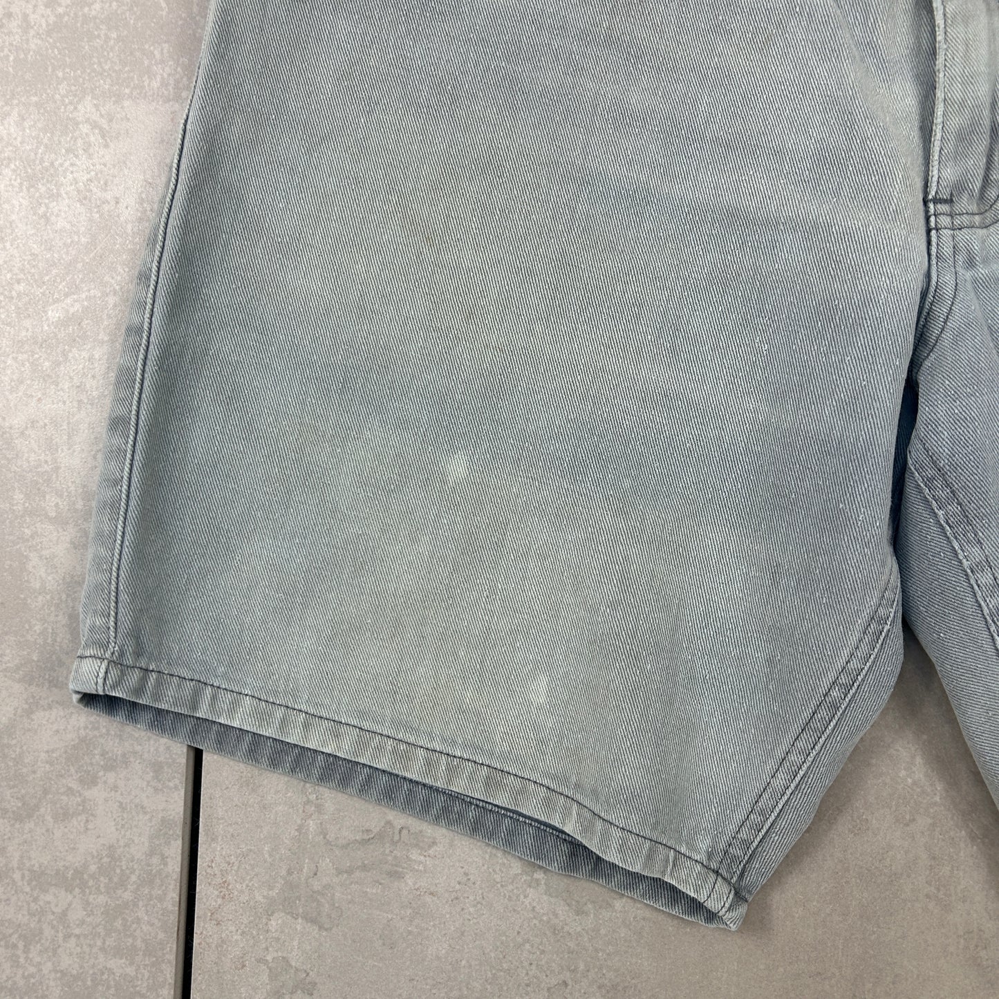 Vintage Bugle Boy Blue Denim Carpenter Baggy Shorts - 38