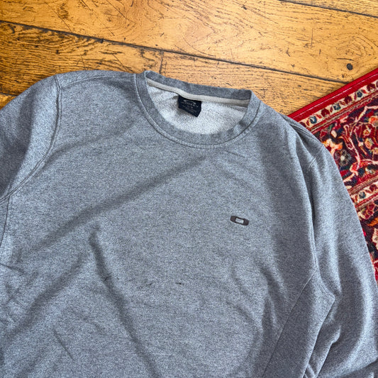 Vintage Oakley Grey Embroidered Sweatshirt - L