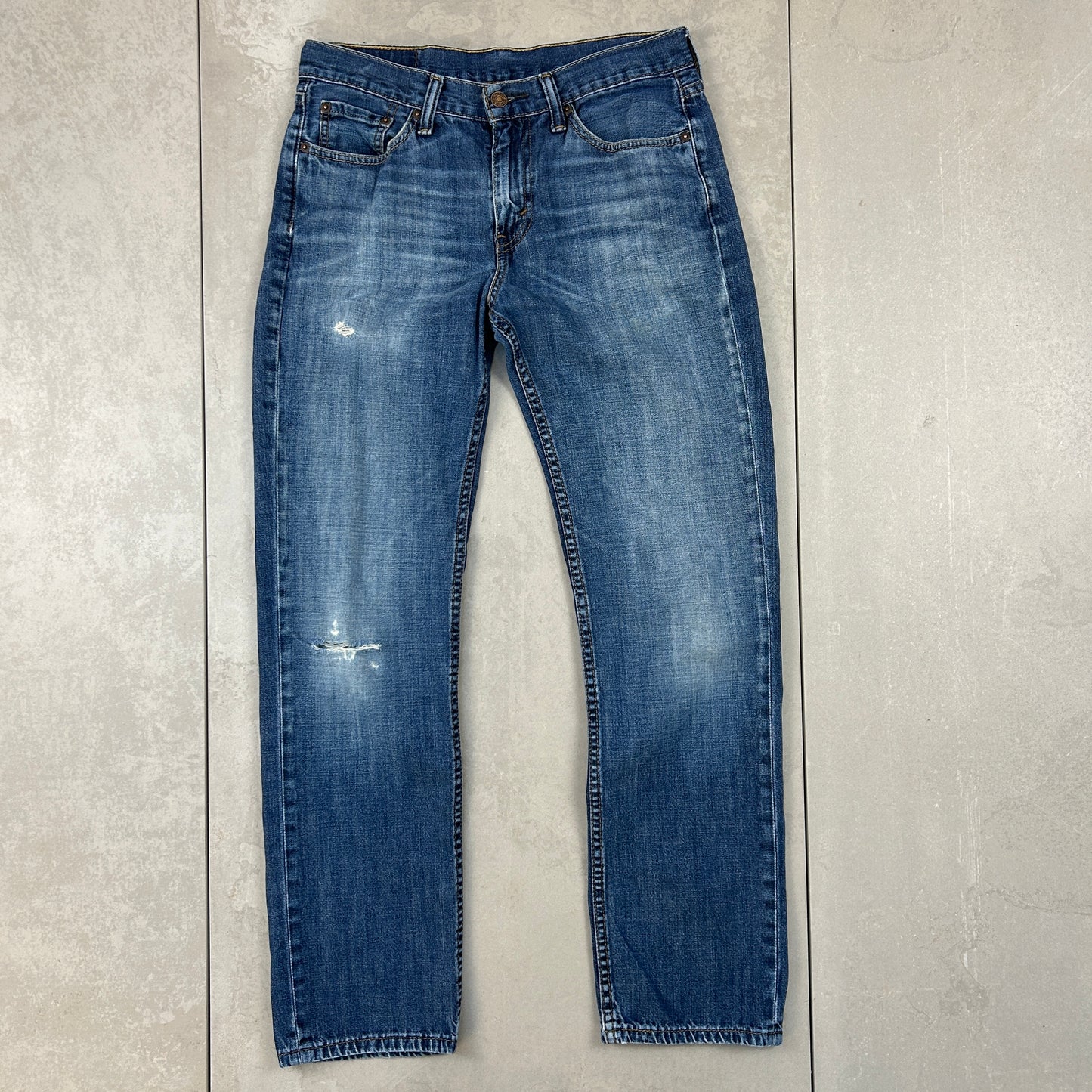 Vintage Levis 514 Straight Blue Denim Jeans - 30