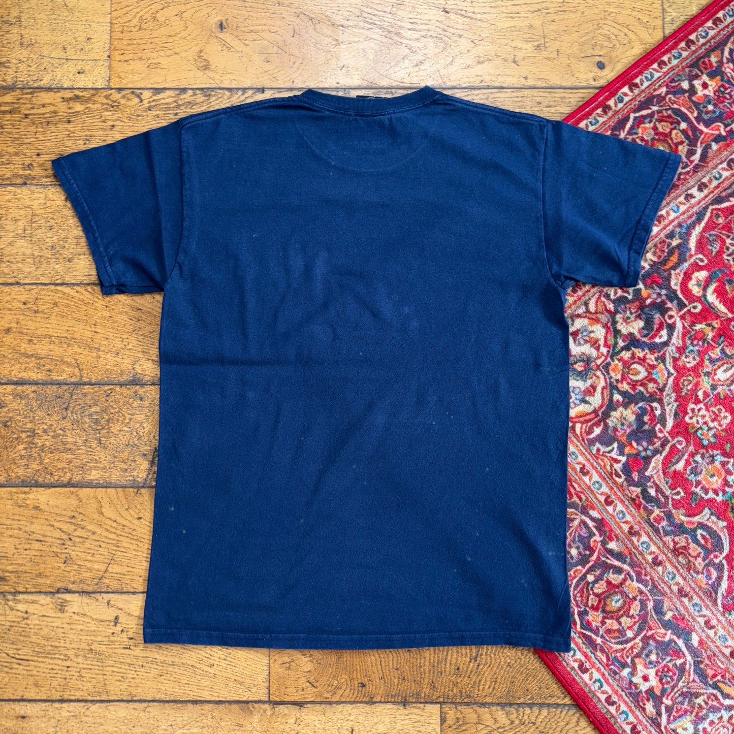 Vintage Thrasher Navy Skate Graphic T-Shirt - S
