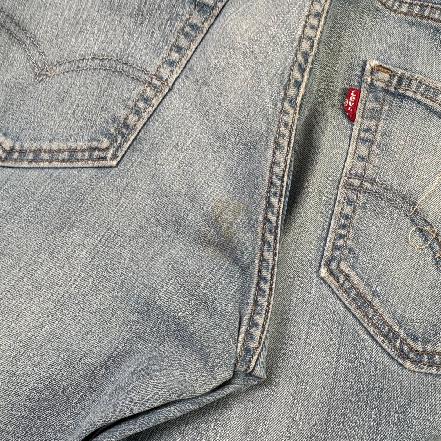 Vintage Levis 511 Slim Blue Denim Jeans - 33