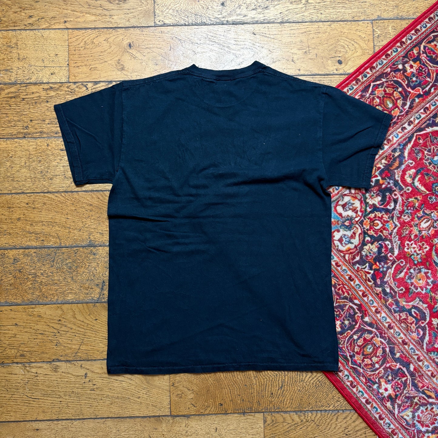 Vintage Thrasher Skate Black Flames Graphic T-Shirt - S
