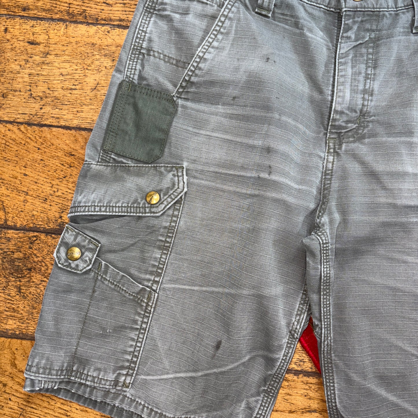 Vintage Carhartt Green Workwear Baggy Carpenter Shorts - 33