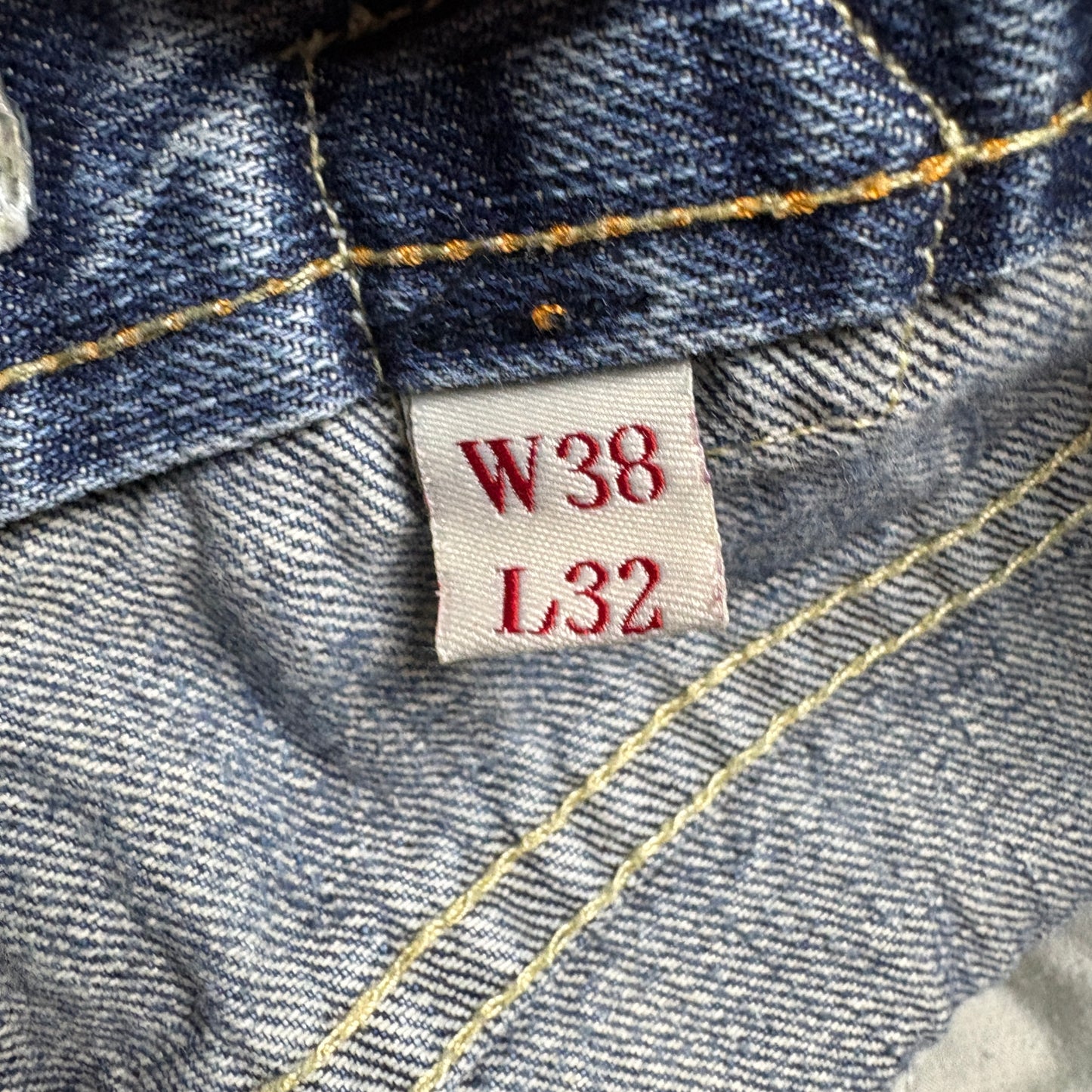 Vintage Paco Blue Embroidered Y2K Hip Hop Baggy Jeans - 38