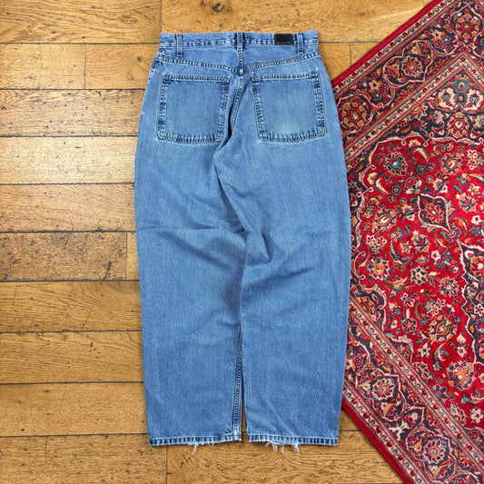 Vintage Levis Silver Tab Blue Y2K Hip Hop Baggy Jeans - 32