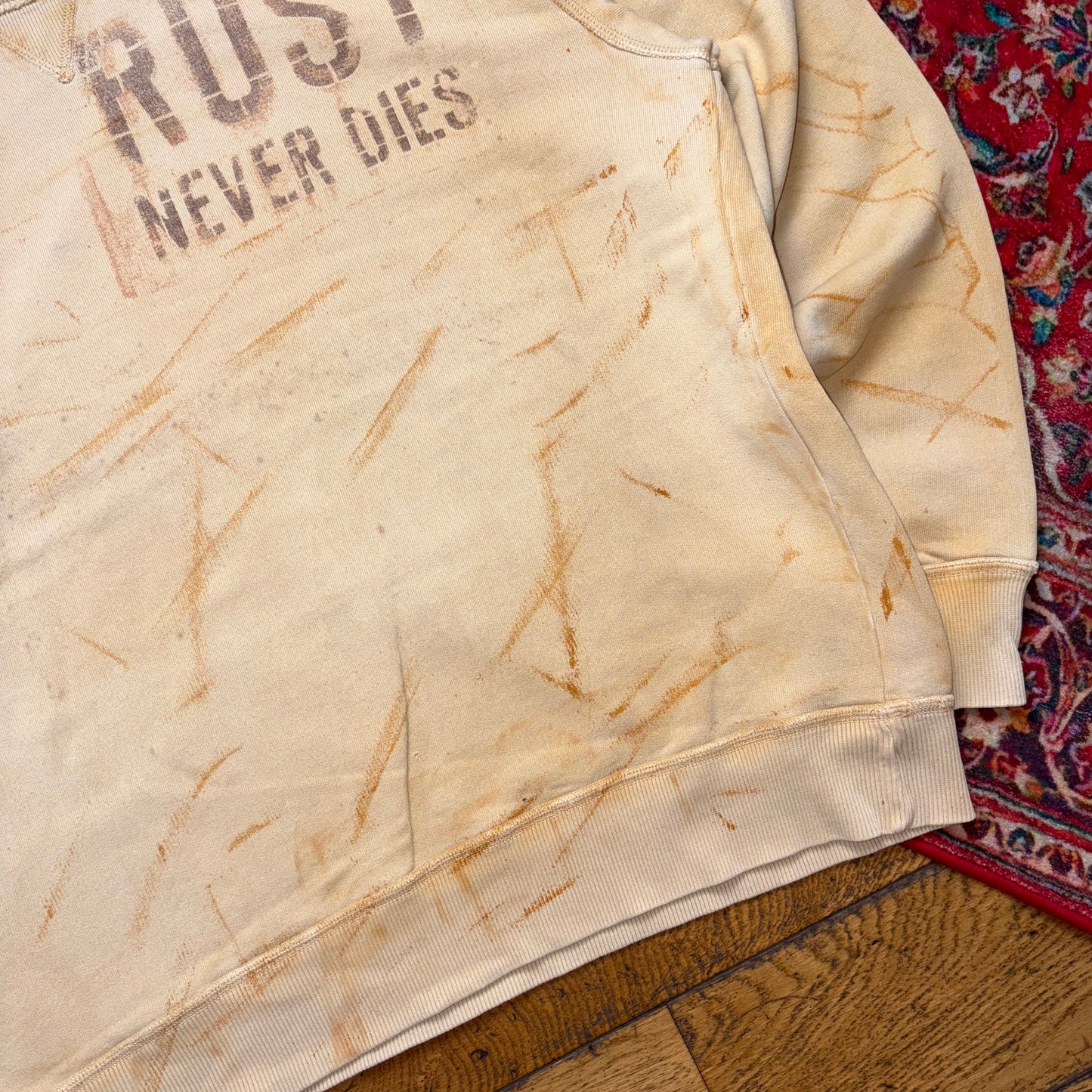Vintage Energie Skate Brown Yellow Rust Sweatshirt - M