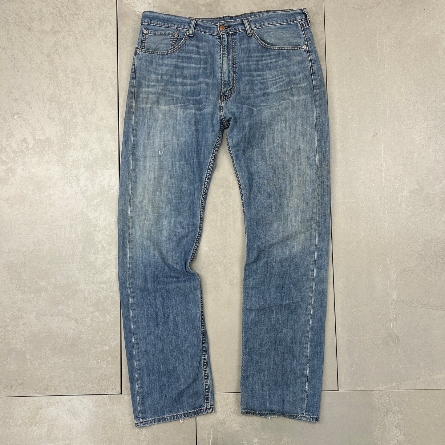 Vintage Levis 505 Straight Blue Denim Jeans - 36