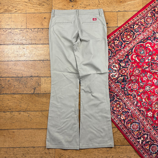 Vintage Womens Dickies 874 Skate Cream Trousers - Size 12