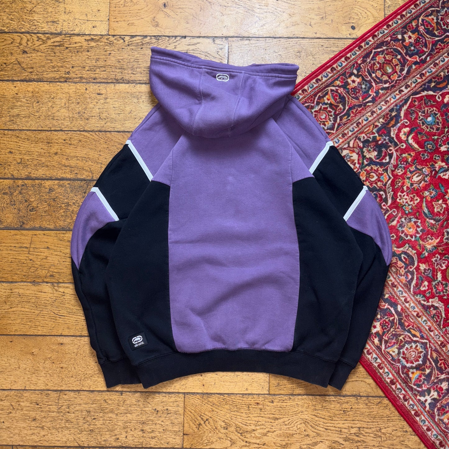 Vintage Ecko Unltd Hip Hop Purple Hoodie Sweatshirt - XL