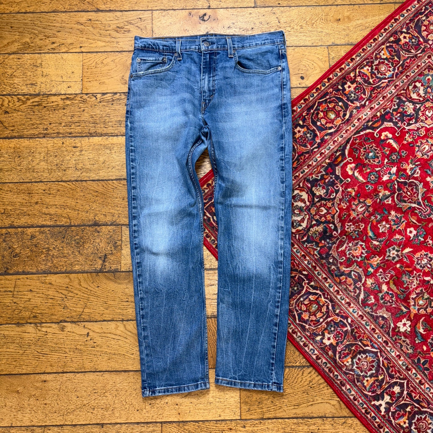 Vintage Levis Straight Blue Denim Jeans - 33S