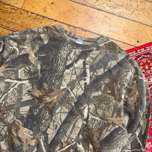 Vintage Realtree Camo Green Sweatshirt - 3XL