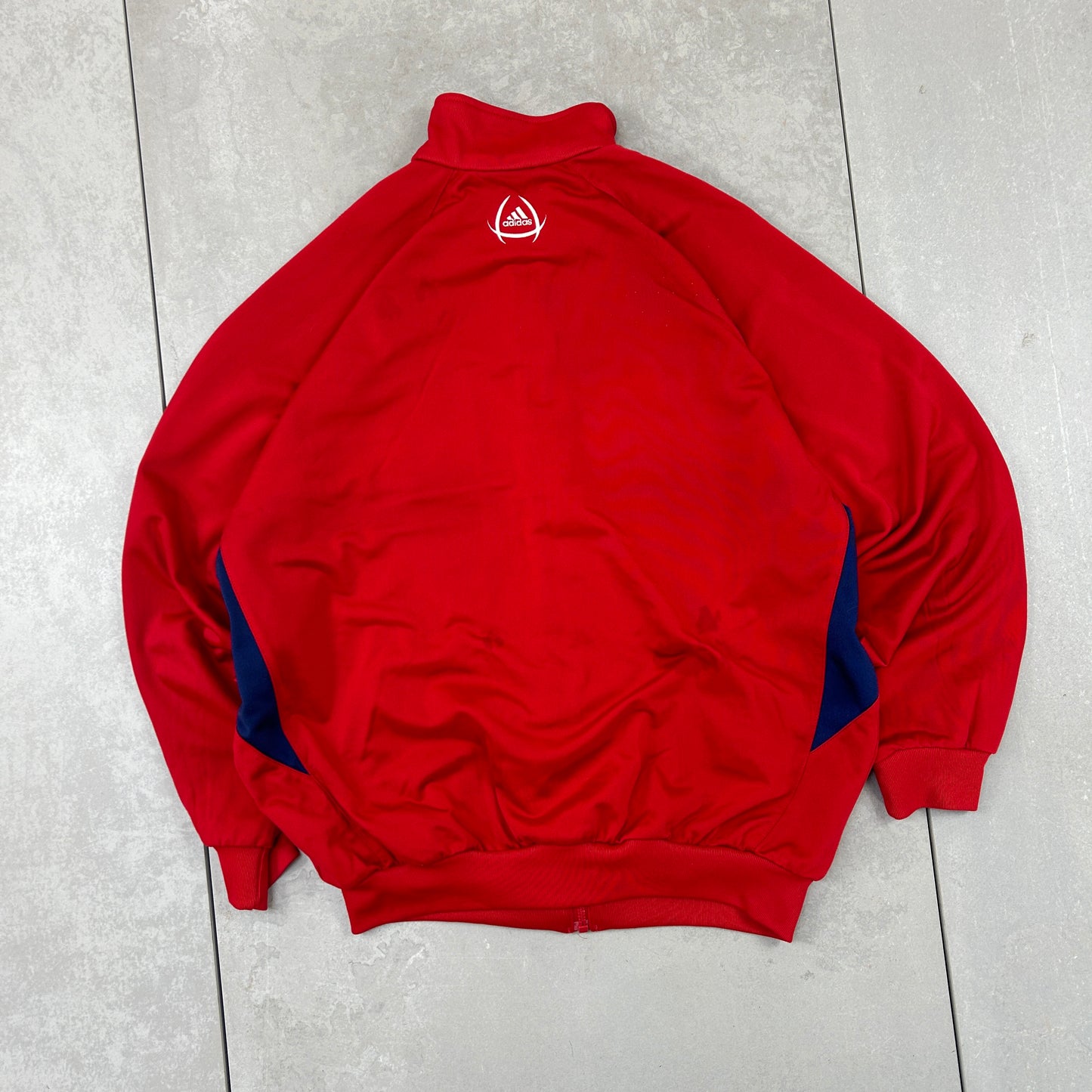 Vintage Adidas Red Tracksuit Track Shell Windbreaker Jacket - S