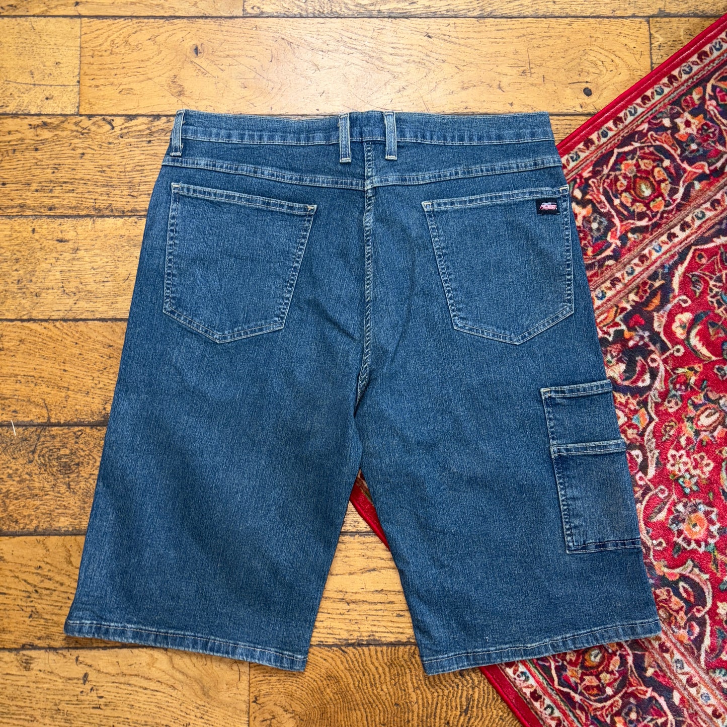 Vintage Dickies Workwear Carpenter Blue Shorts - 36