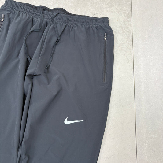 Vintage Nike Black Tracksuit Sweatpants Track Pants Bottoms - L