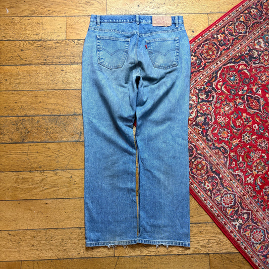Vintage Levis 501 Straight Blue Denim Jeans - 36S
