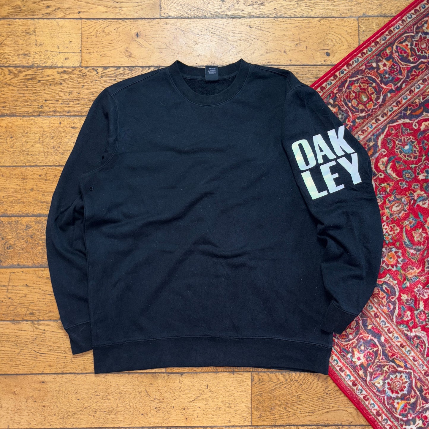 Vintage Oakley Black Sweatshirt - XL