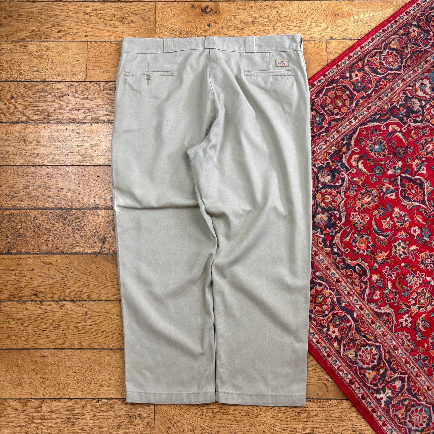 Vintage Dickies Cream 874 Baggy Skate Trousers - 40