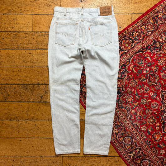 Vintage Levis Orange Tab Slim Blue Denim Jeans - 35S