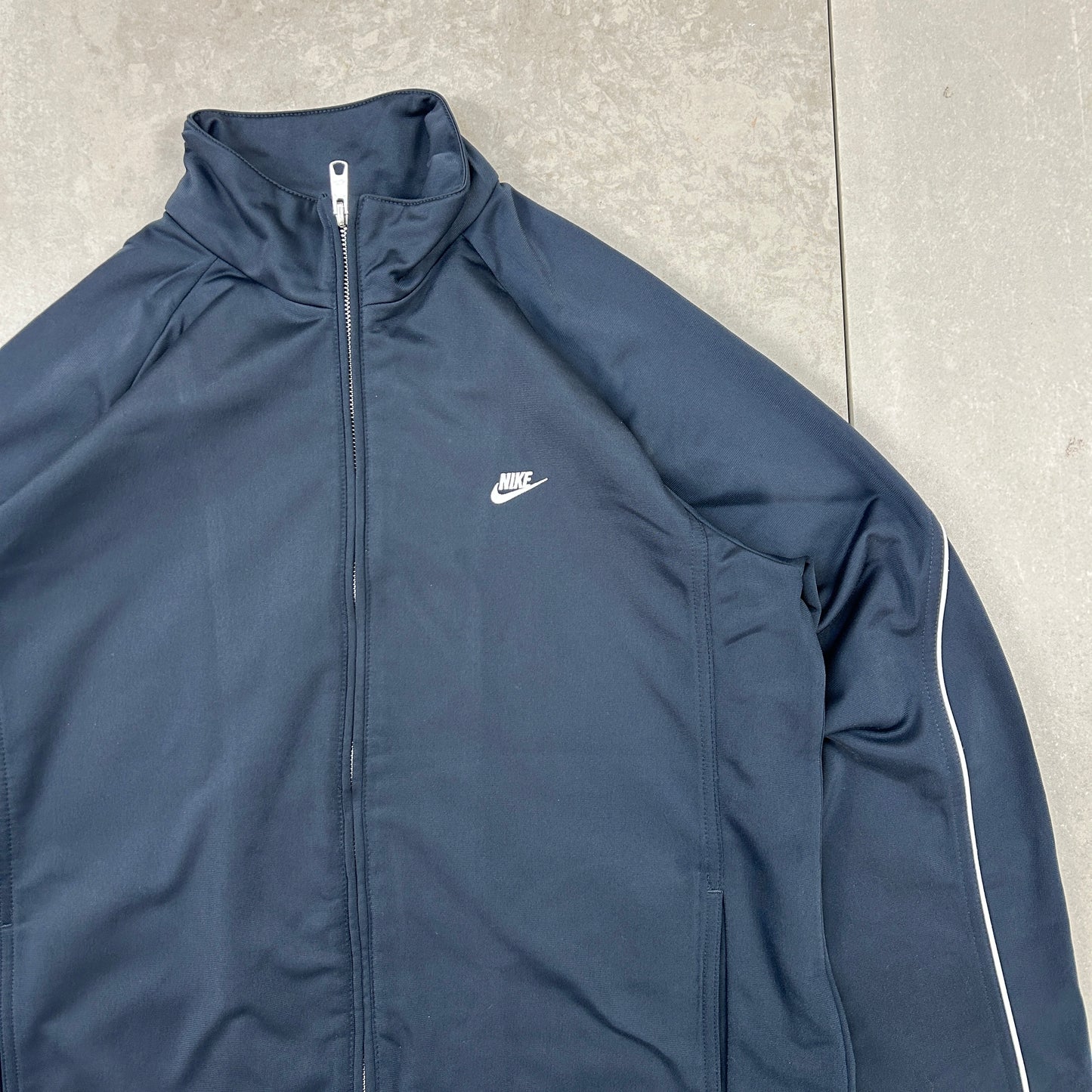 Vintage Nike Navy Tracksuit Track Shell Windbreaker Jacket - M