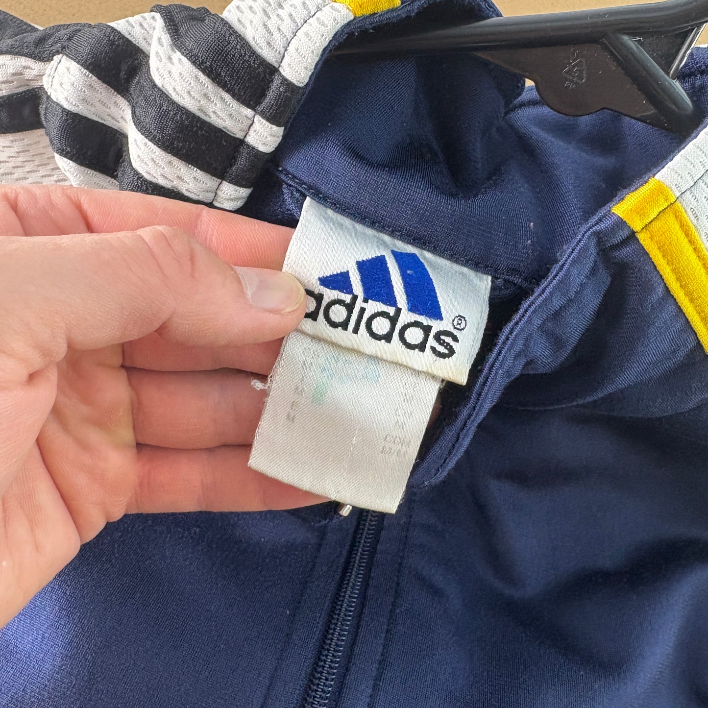 Vintage Adidas 90s Navy Tracksuit Track Jacket - M