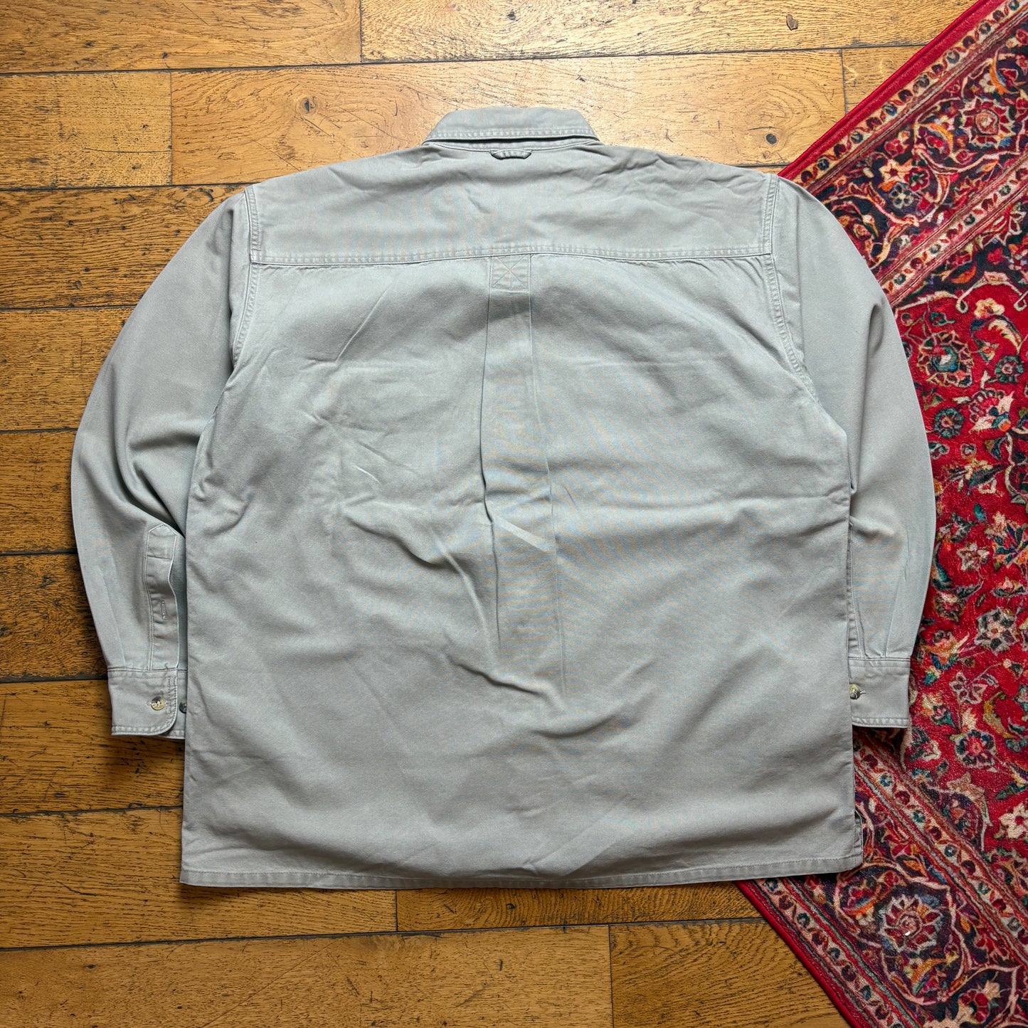 Vintage Timberland Green Cream Stone Shirt - 2XL
