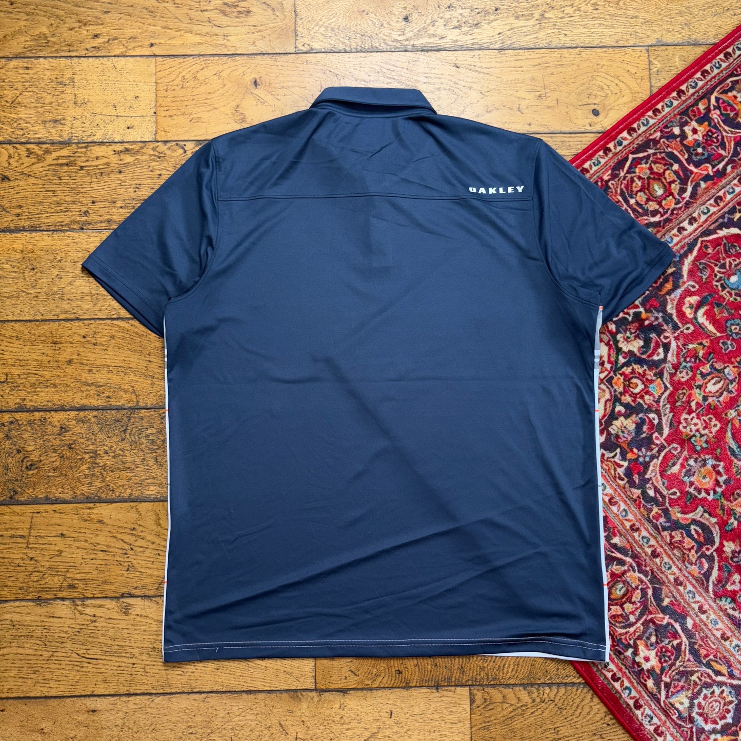 Vintage Oakley Grey Golf Polo Shirt - L