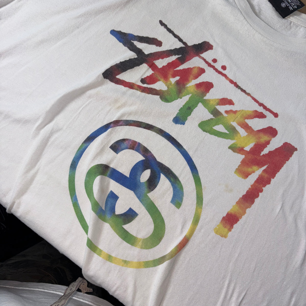 Stussy White Graphic T Shirt - XL