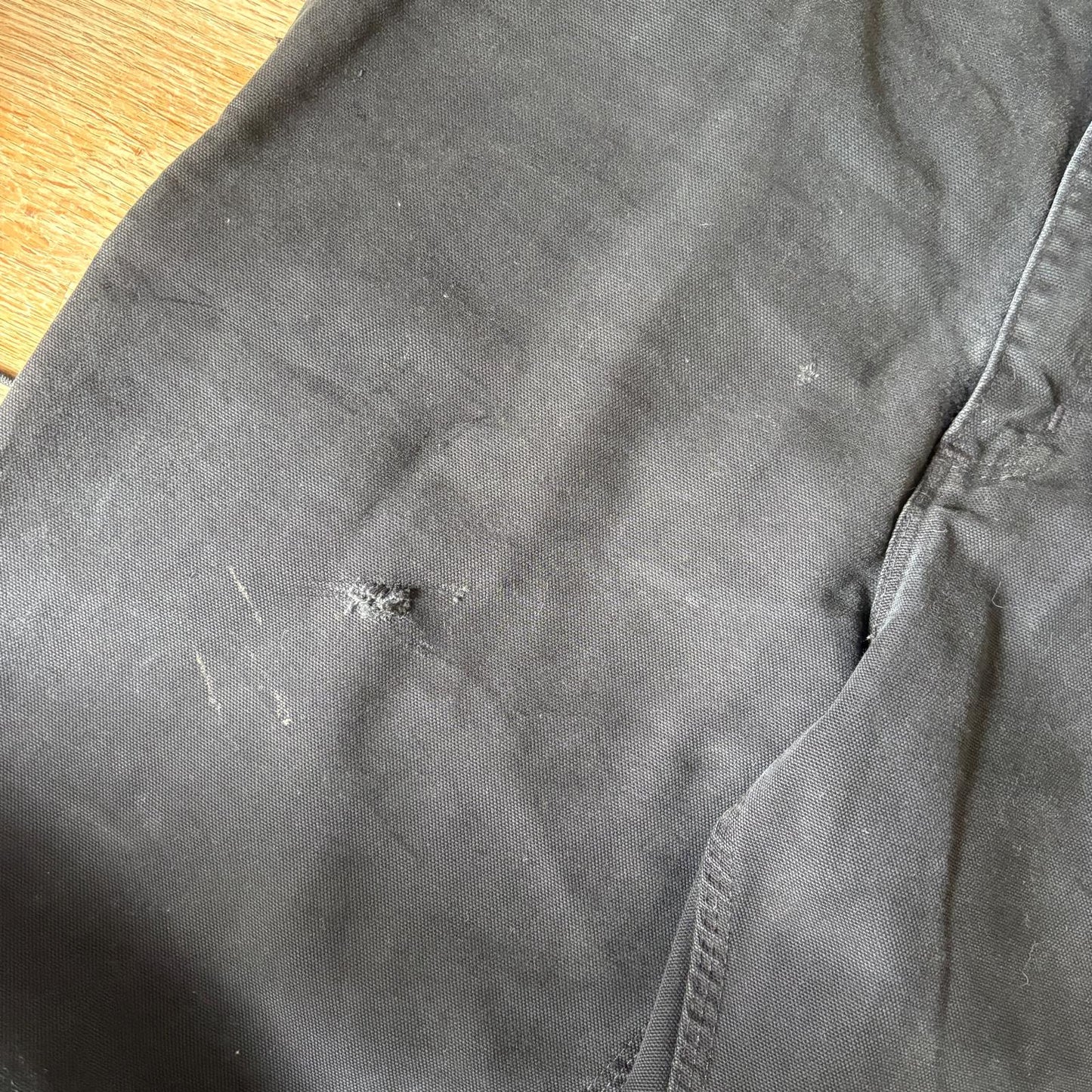 Vintage Carhartt Black Workwear Carpenter Baggy Trousers - 34R