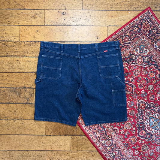 Vintage Wrangler Blue Denim Carpenter Baggy Shorts - 48