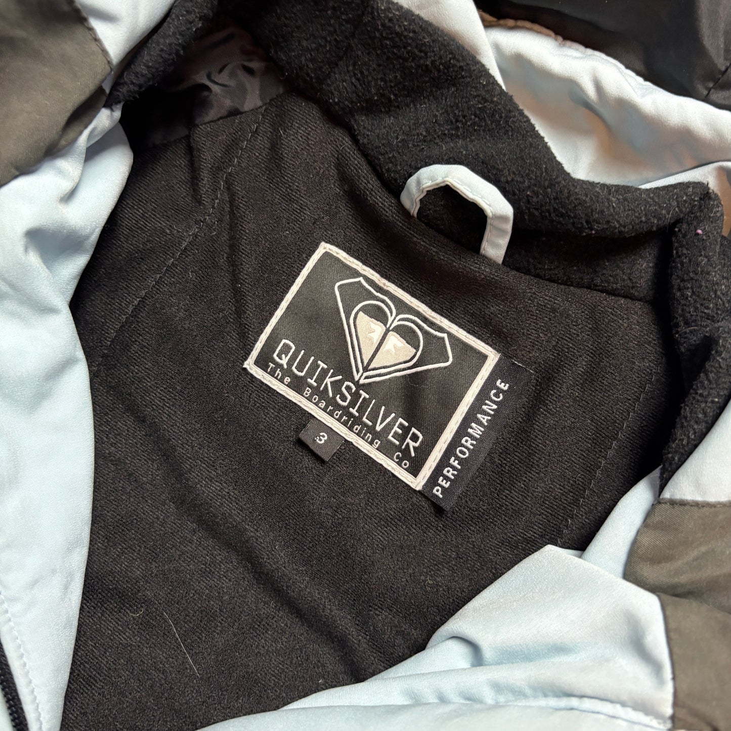 Vintage Quiksilver Roxy Blue Ski Surfwear Technical Jacket - Size 10